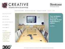 Tablet Screenshot of creative-va.com